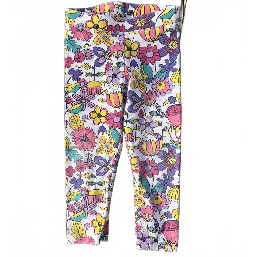 Spotted Zebra Floral Pants – Toddler Size 2T | Thrifty Kindness